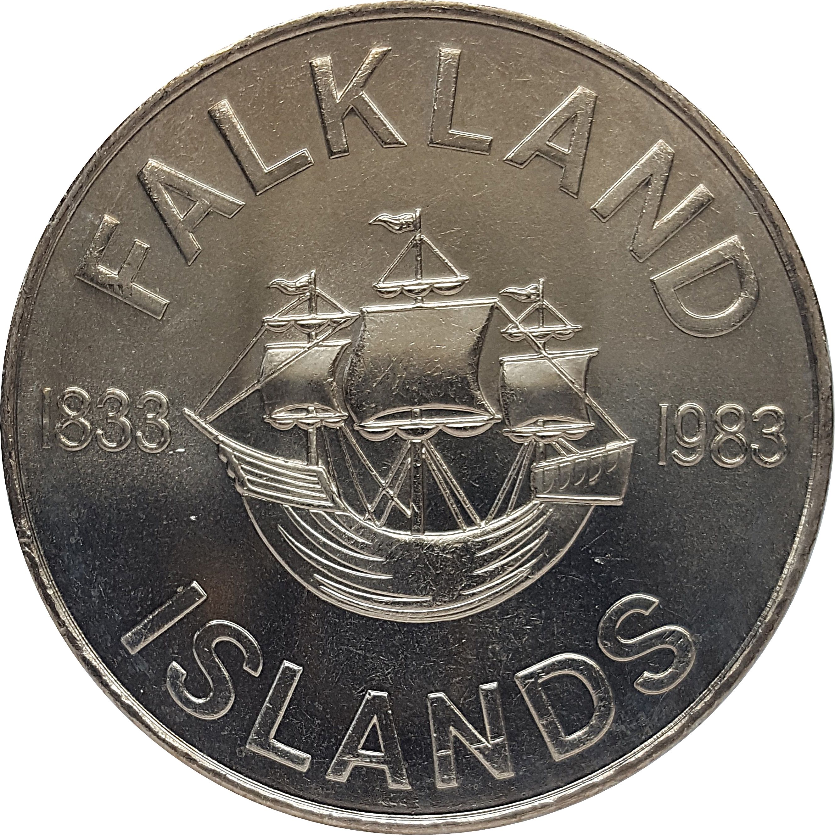 Falkland Islands 50 Pence - Elizabeth II British Rule