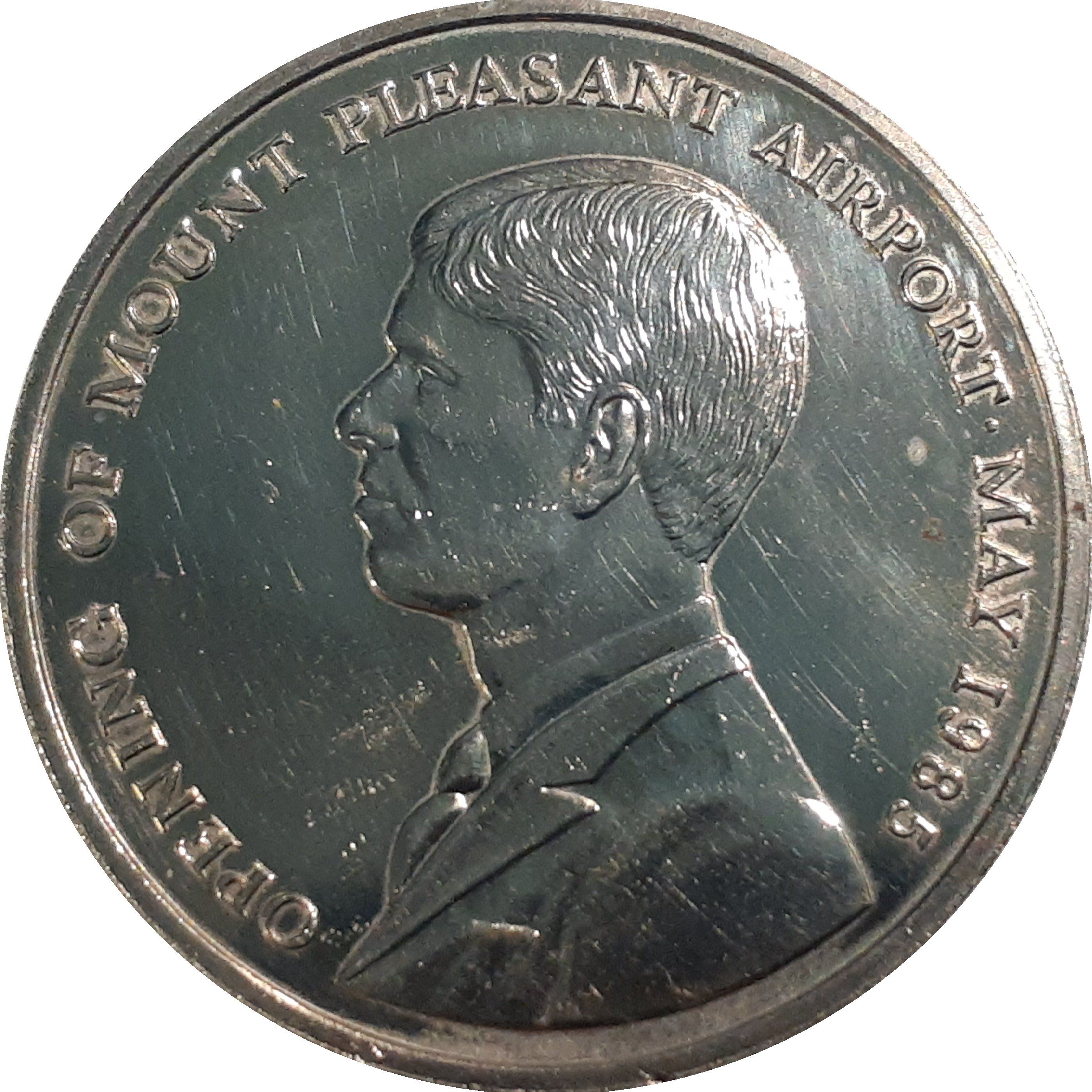 Falkland Islands 50 Pence - Elizabeth II Mt. Pleasant Airport