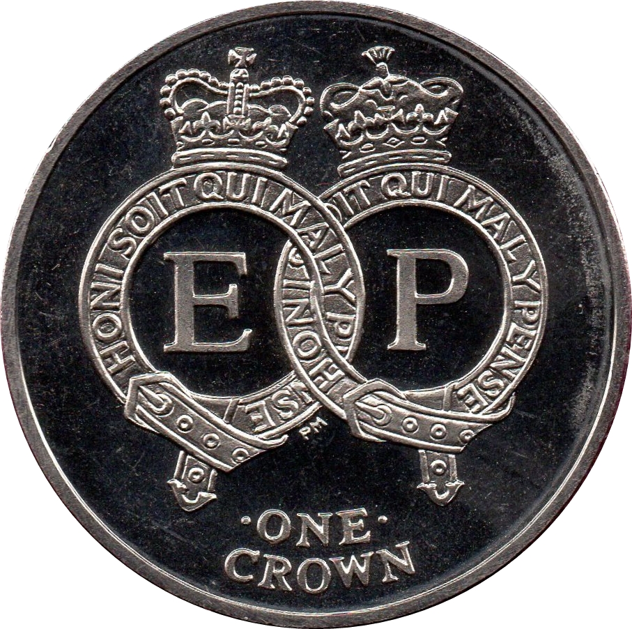 Ascension Island 1 Crown - Elizabeth II Prince Philip