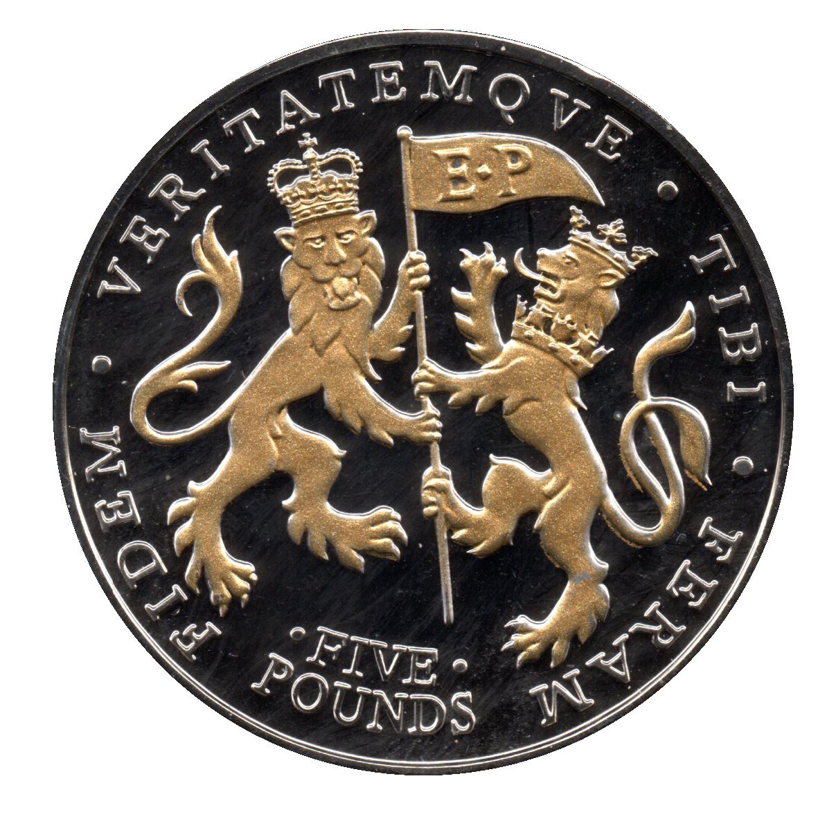Jersey 5 Pounds - Elizabeth II Lifetime of Service; Silver Proof reverse