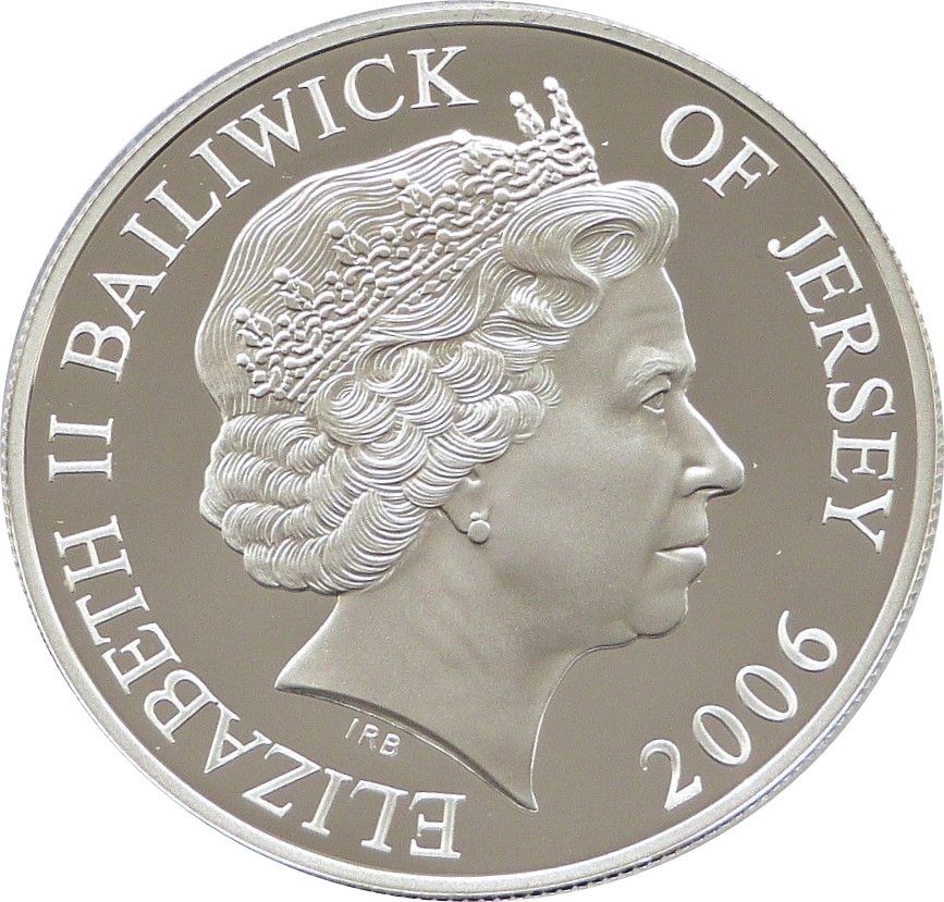 Jersey 5 Pounds - Elizabeth II David MacKay obverse