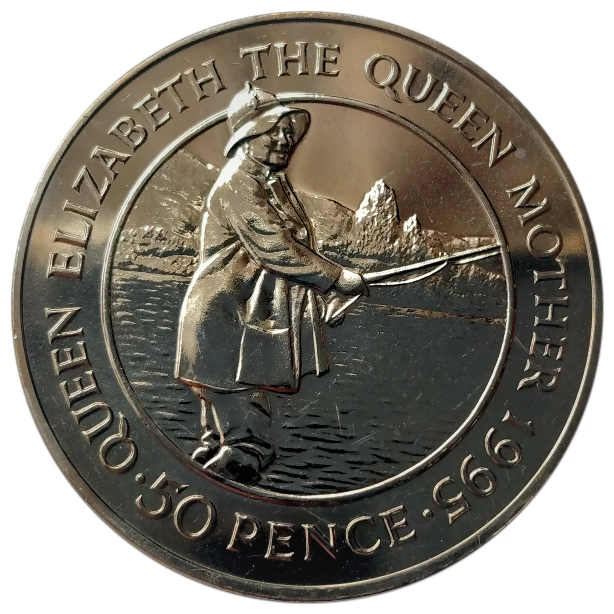 Ascension Island 50 Pence - Elizabeth II Queen Mother