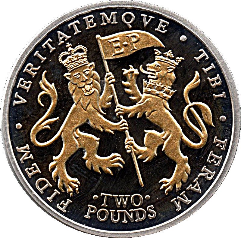 Jersey 2 Pounds - Elizabeth II Lifetime of Service