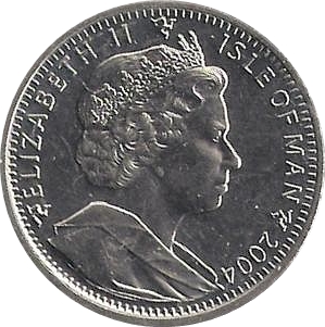 Isle of Man 1 Crown - Elizabeth II Rescue of Sirius Black obverse