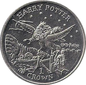 Isle of Man 1 Crown - Elizabeth II Rescue of Sirius Black reverse