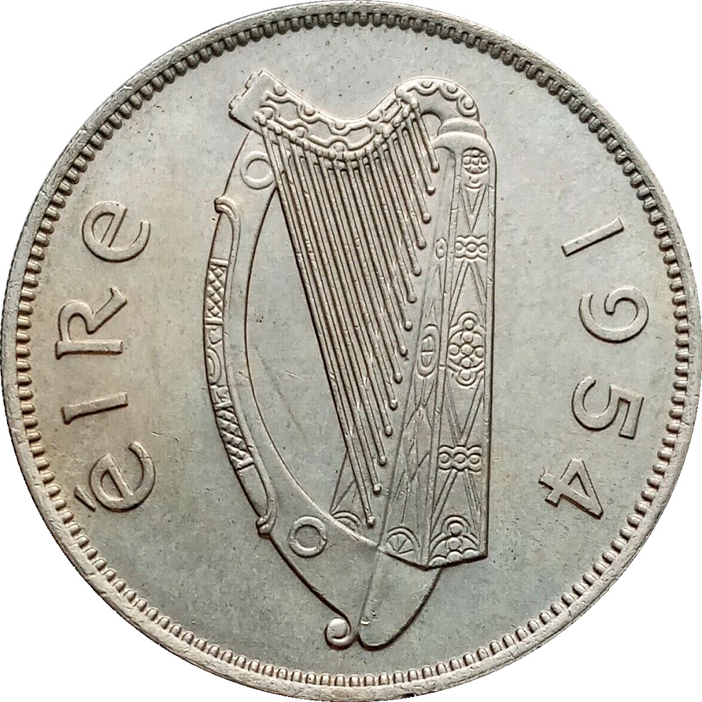 Ireland Flóirín / 2 Scilling obverse
