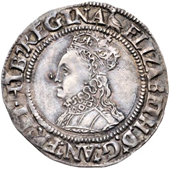 1 Groat - Elizabeth I 2nd issue obverse