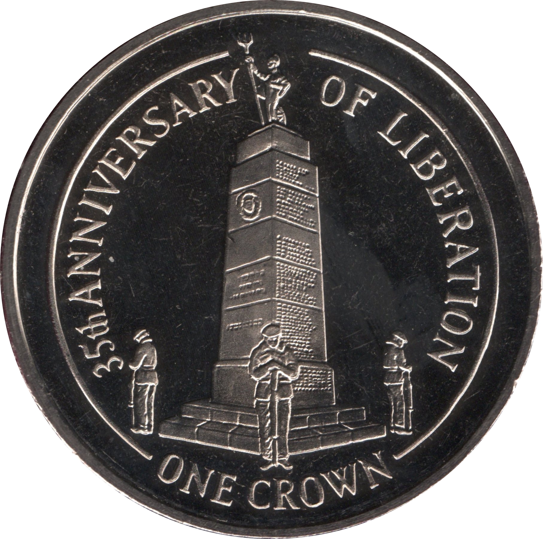 Falkland Islands 1 Crown - Elizabeth II 35th Anniversary of Liberation