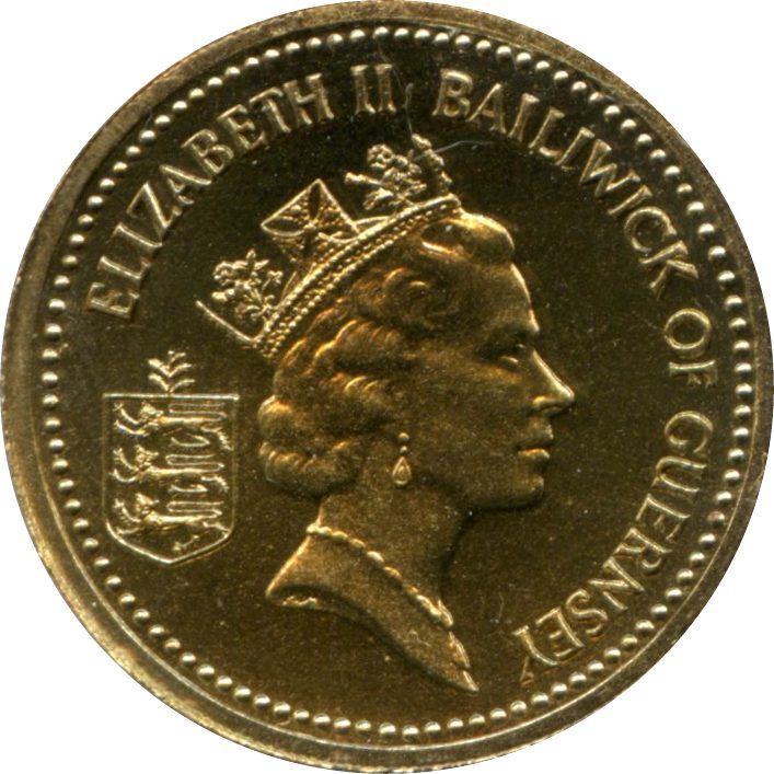 Guernsey 1 Pound - Elizabeth II 3rd portrait obverse