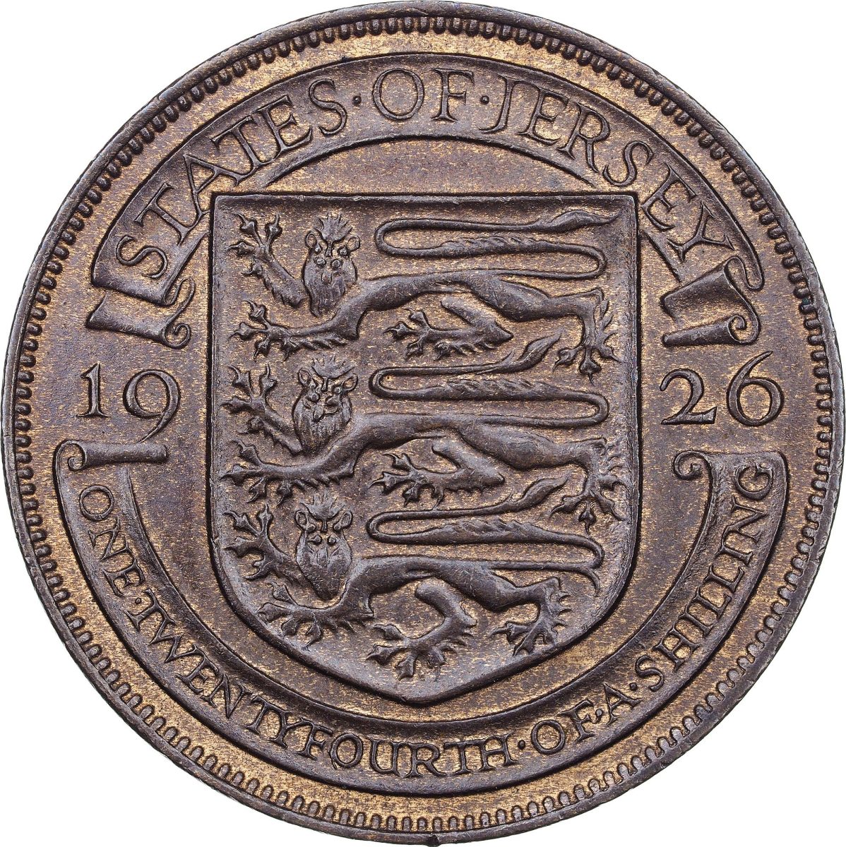 Jersey 1/24 Shilling - George V