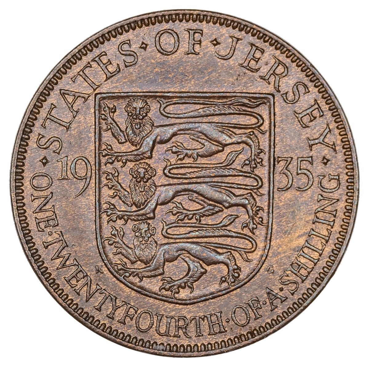 Jersey 1/24 Shilling - George V