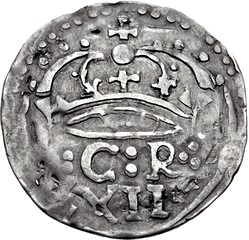 1 Shilling - Charles I Carlisle siege coinage obverse