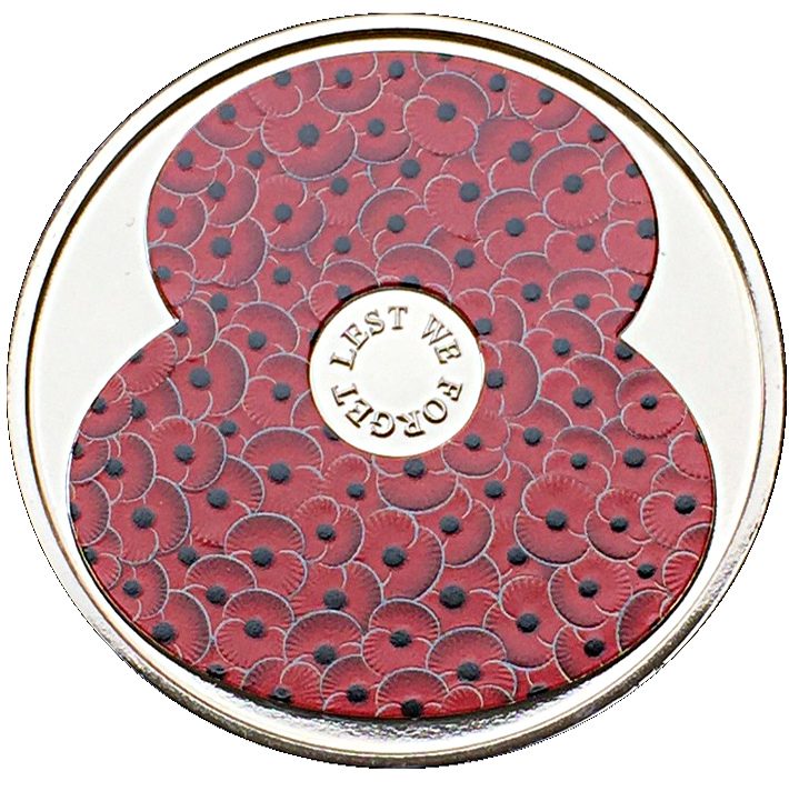 Jersey 5 Pounds - Elizabeth II Remembrance Day 2018