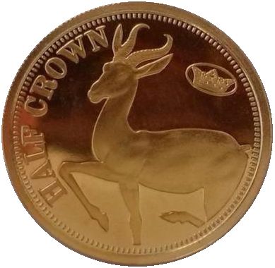 Tristan da Cunha ½ Crown - Elizabeth II Springbok