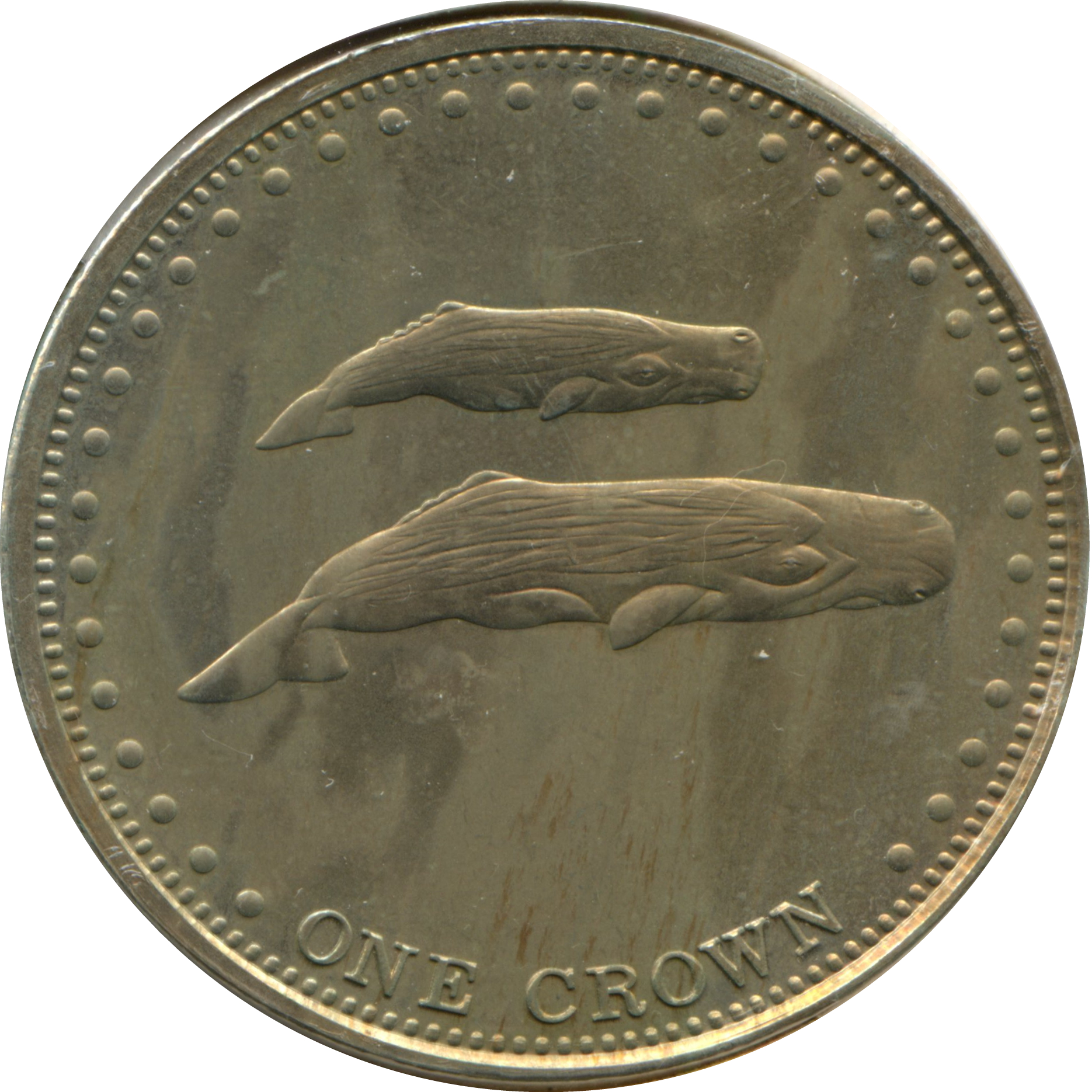 Tristan da Cunha 1 Crown - Elizabeth II 4th portrait