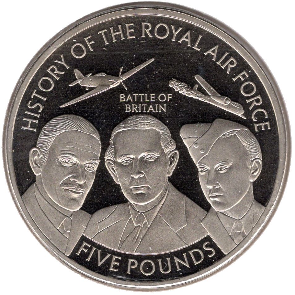 Jersey 5 Pounds - Elizabeth II Battle of Britain