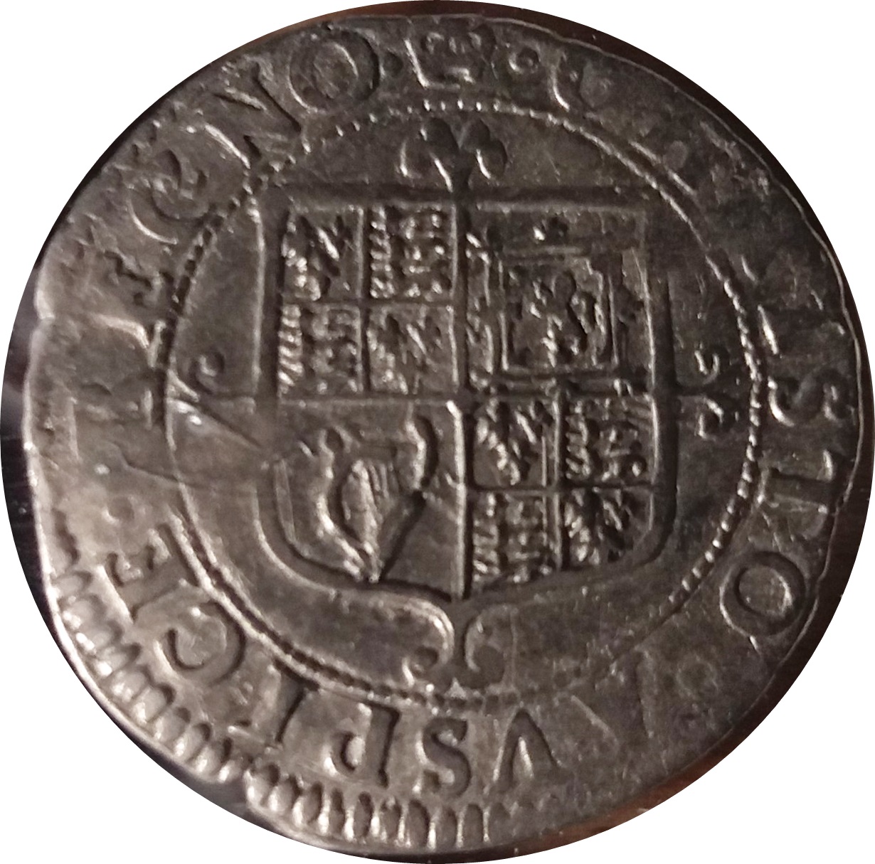 3 Pence - Charles II 3rd hammered issue reverse