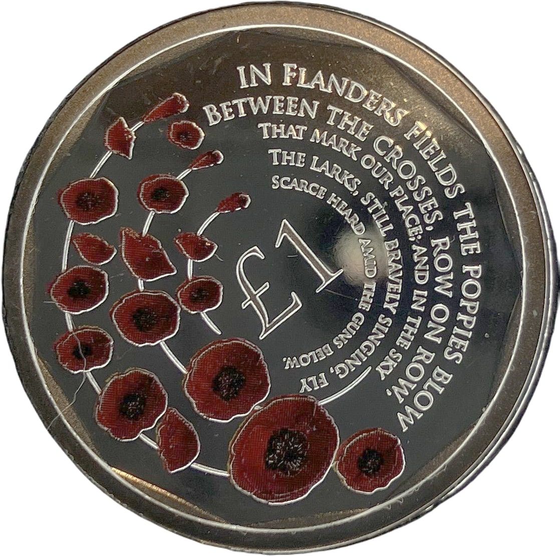 Alderney 1 Pound - Elizabeth II Remembrance Day
