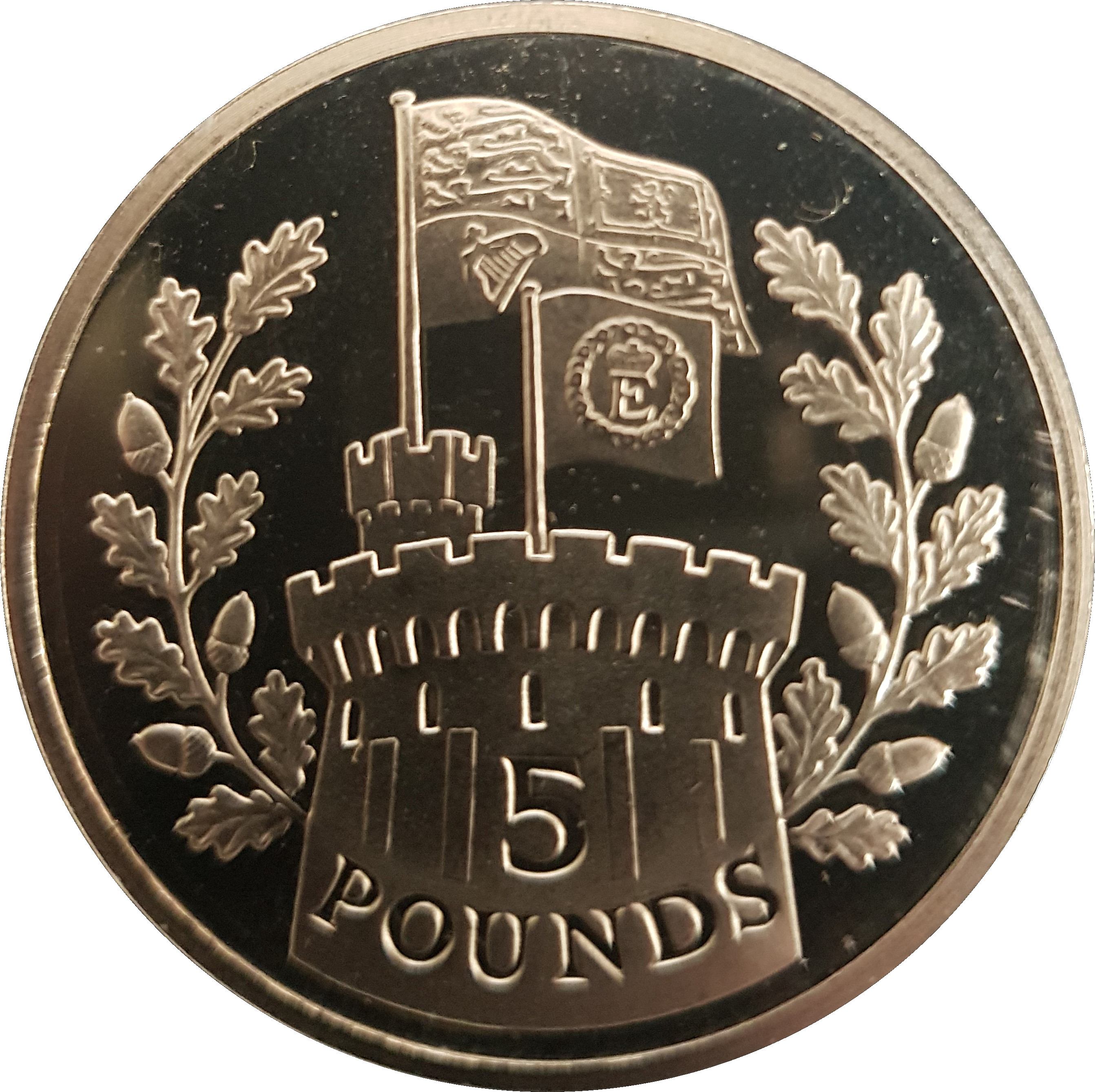 Tristan da Cunha 5 Pounds - Elizabeth II Diamond Jubilee