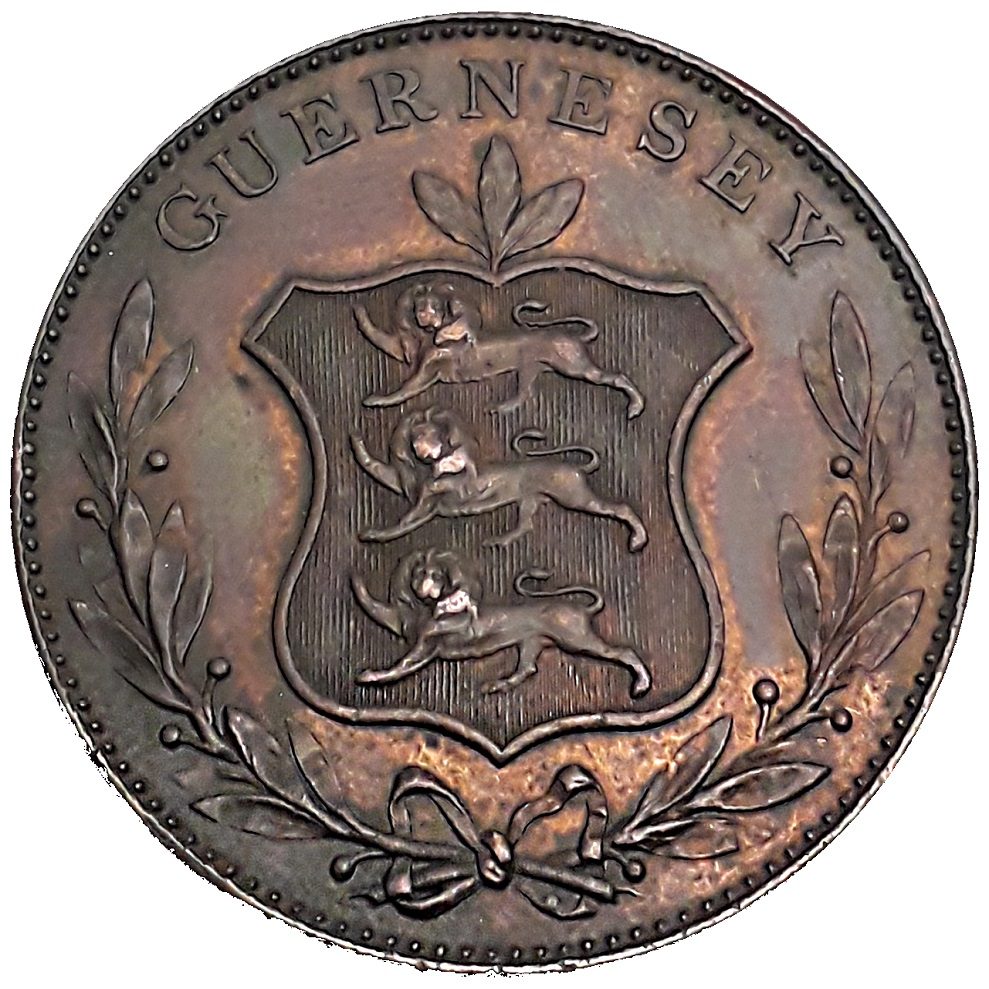 Guernsey 8 Doubles obverse