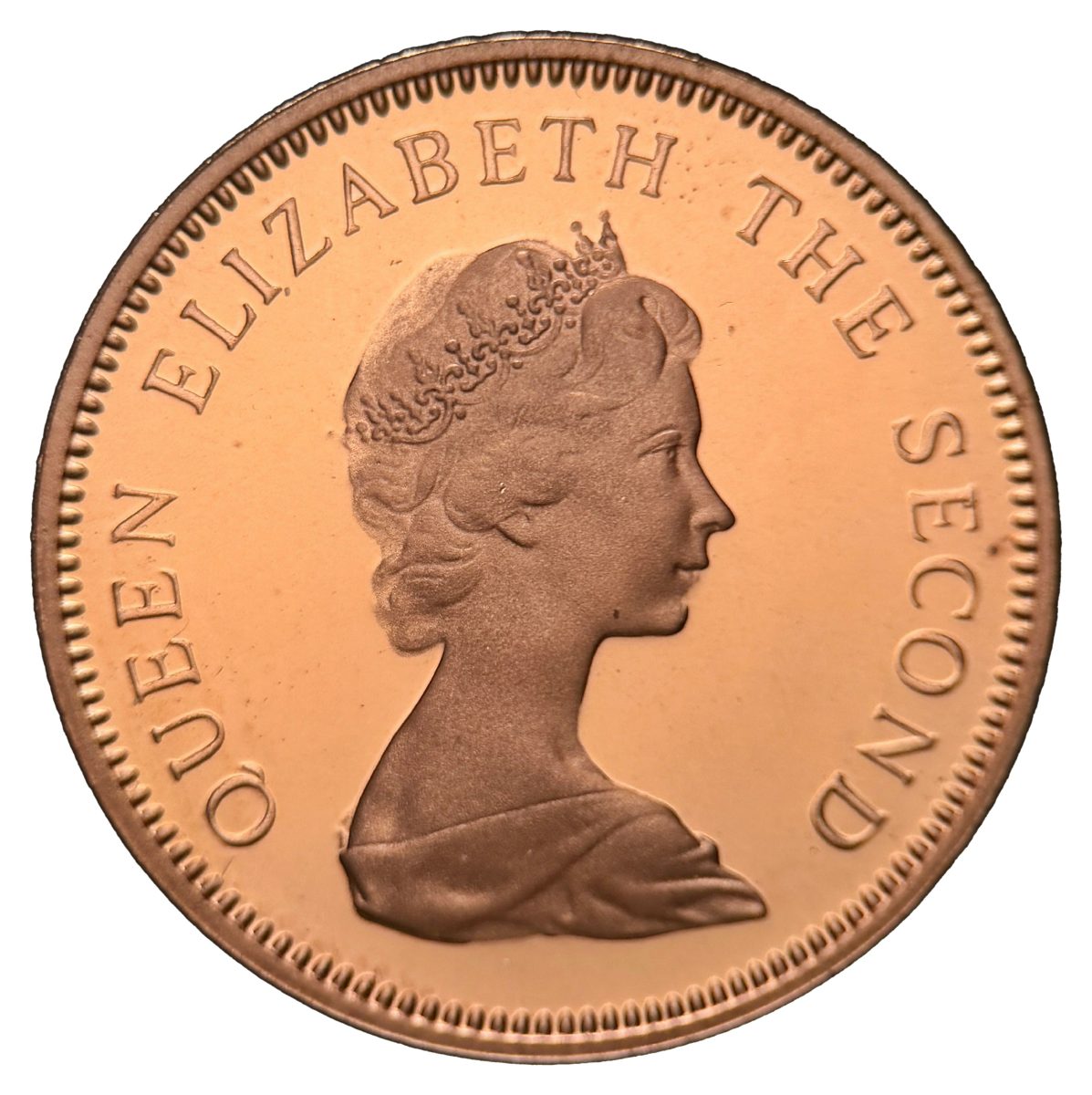 Jersey 1 Penny - Elizabeth II 2nd portrait obverse