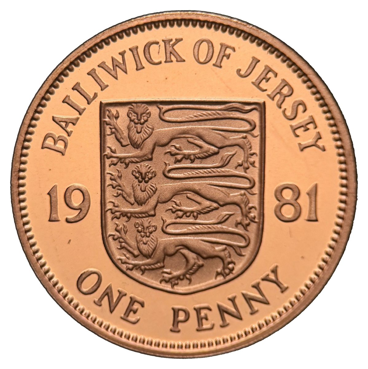 Jersey 1 Penny - Elizabeth II 2nd portrait reverse