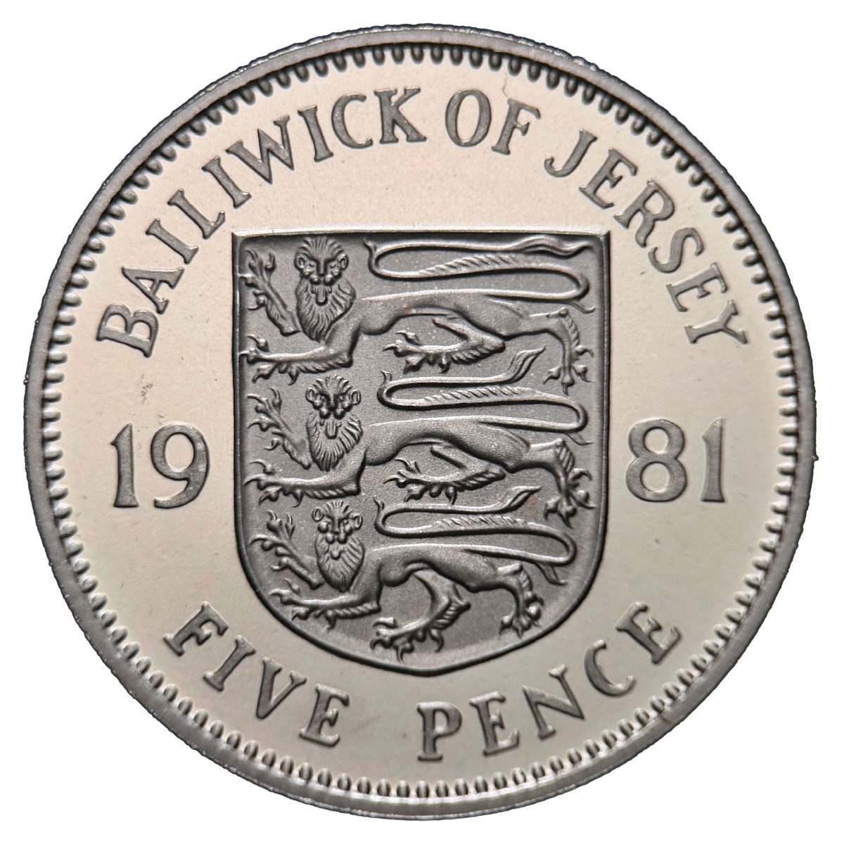 Jersey 5 Pence - Elizabeth II 2nd portrait