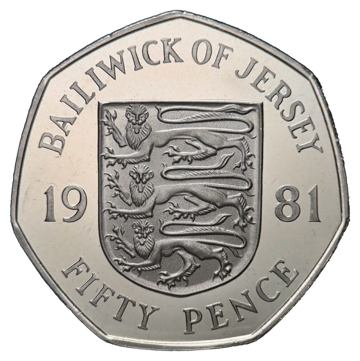 Jersey 50 Pence - Elizabeth II 2nd portrait