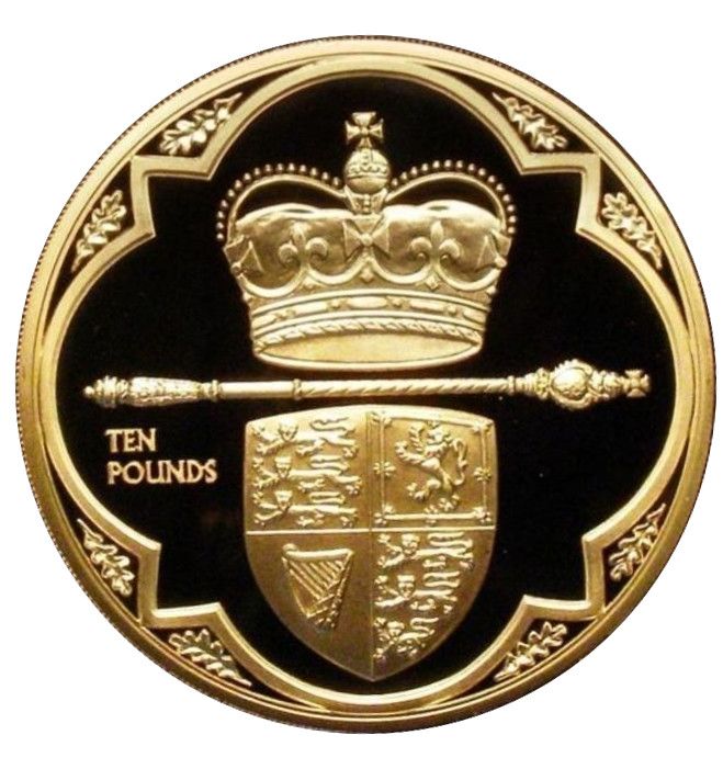 Jersey 10 Pounds - Elizabeth II Golden Jubilee reverse