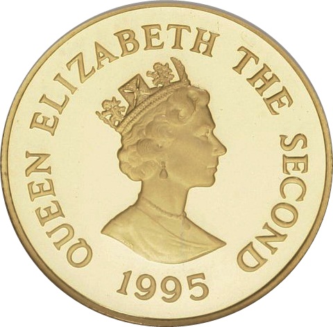 Jersey 50 Pounds - Elizabeth II Liberation obverse