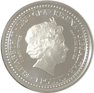 Gibraltar 1 Pound - Elizabeth II Royal Arms of England obverse