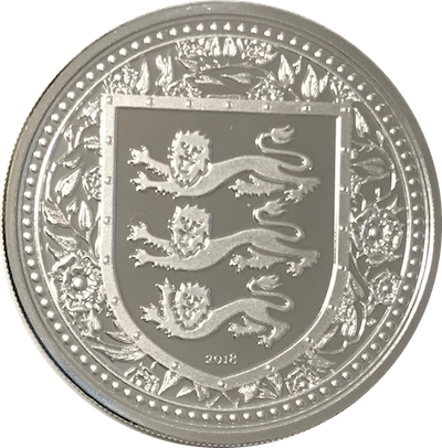 Gibraltar 1 Pound - Elizabeth II Royal Arms of England