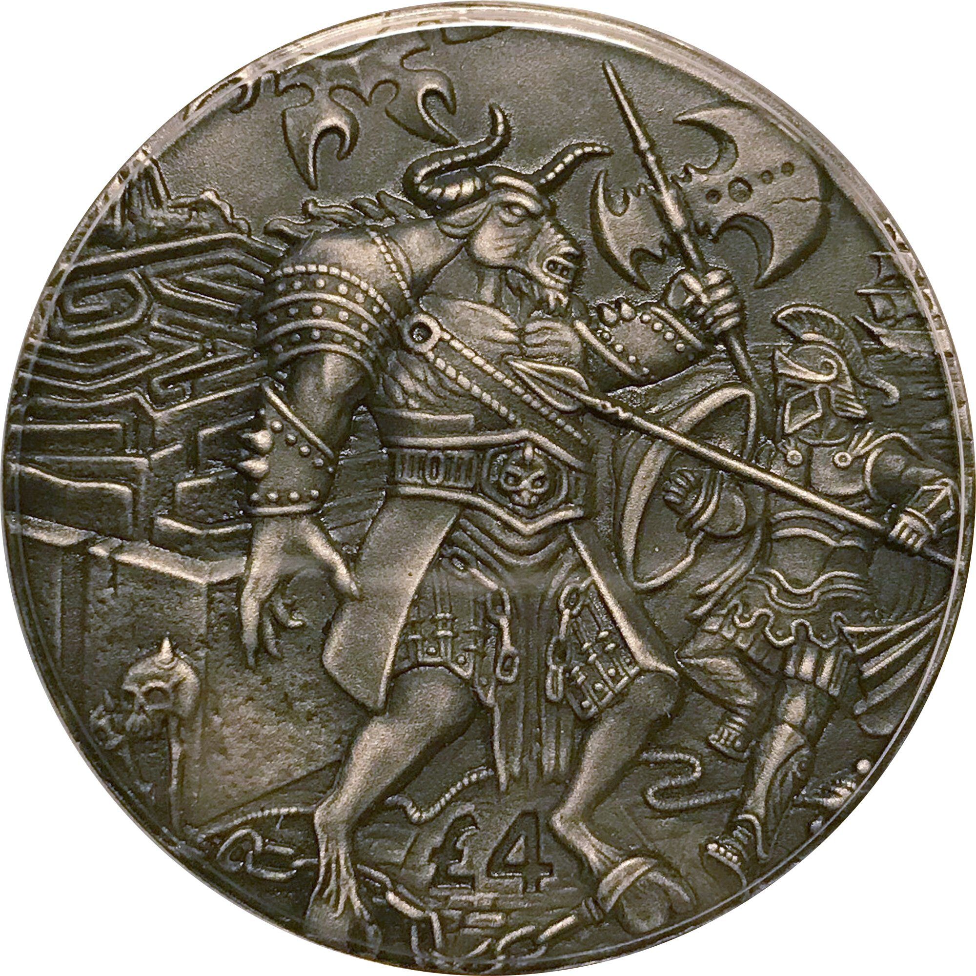 British Indian Ocean Territory 4 Pounds - Elizabeth II The Minotaur