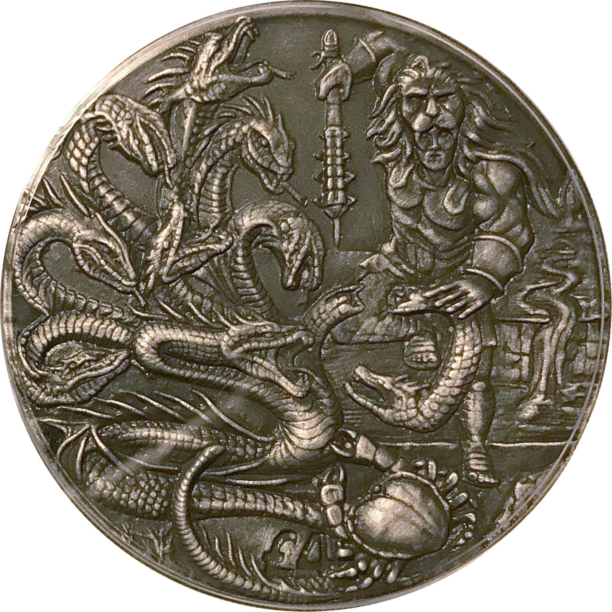 British Indian Ocean Territory 4 Pounds - Elizabeth II The Hydra