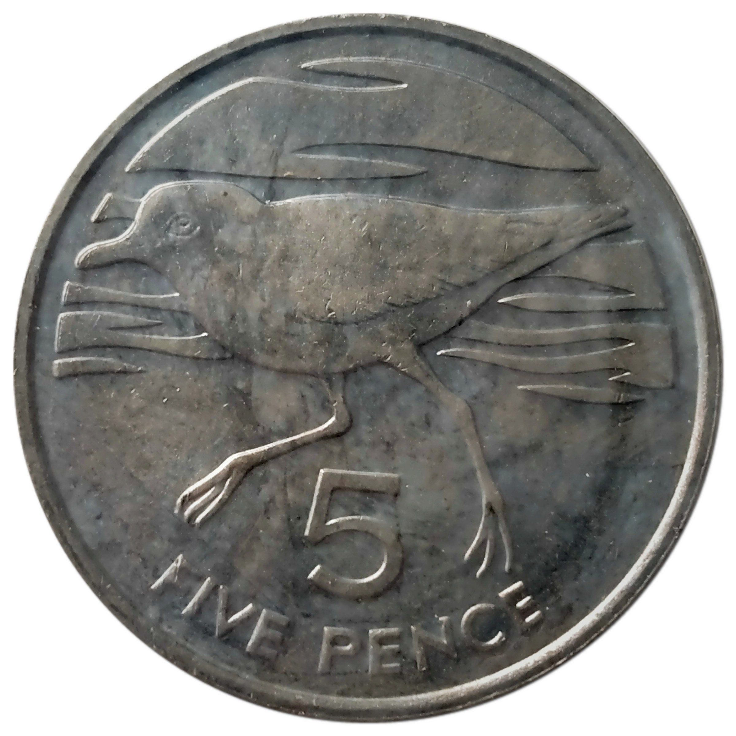 Saint Helena and Ascension 5 Pence - Elizabeth II 3rd portrait