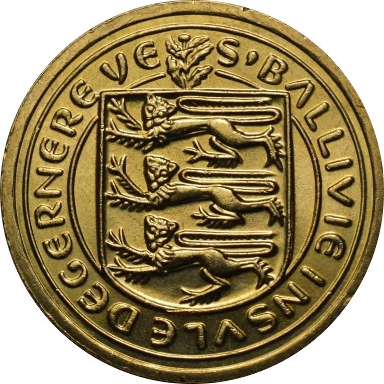 Guernsey 1 Pound - Elizabeth II obverse