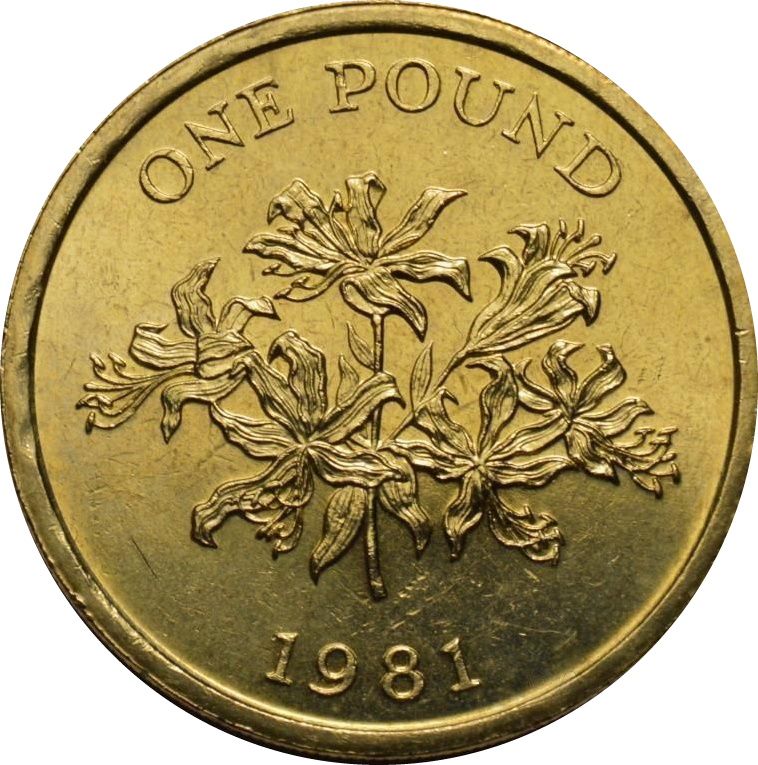 Guernsey 1 Pound - Elizabeth II reverse
