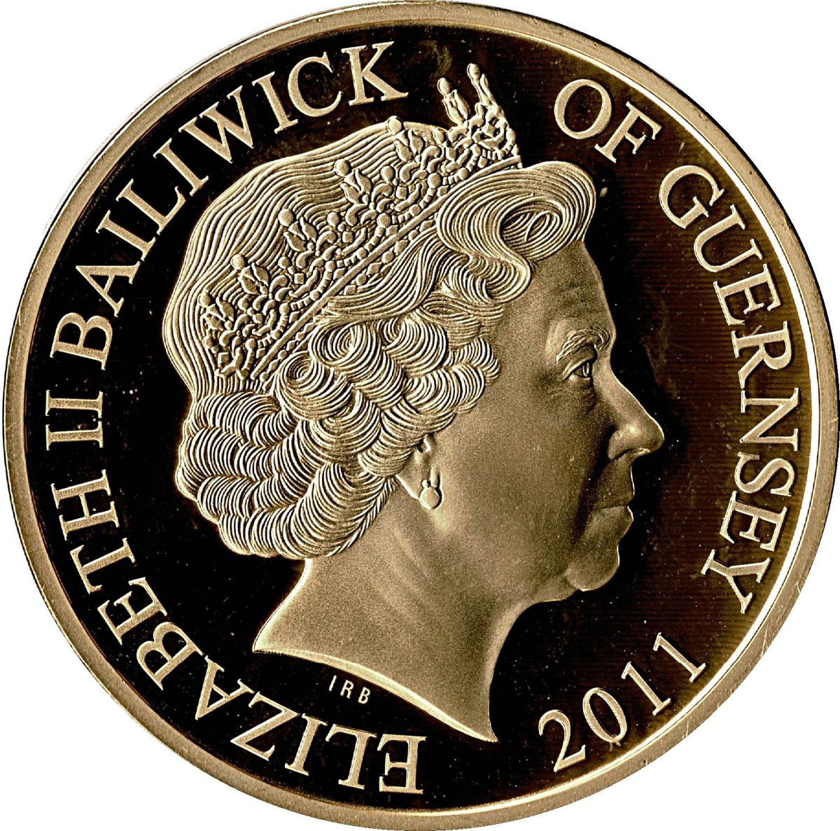 Guernsey 50 Pence - Elizabeth II Diamond Jubilee obverse
