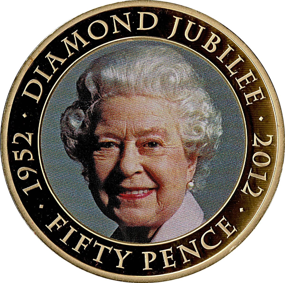 Guernsey 50 Pence - Elizabeth II Diamond Jubilee