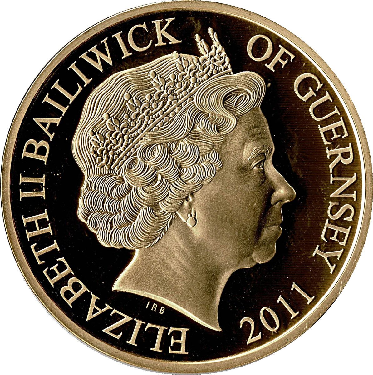Guernsey 50 Pence - Elizabeth II Diamond Jubilee obverse