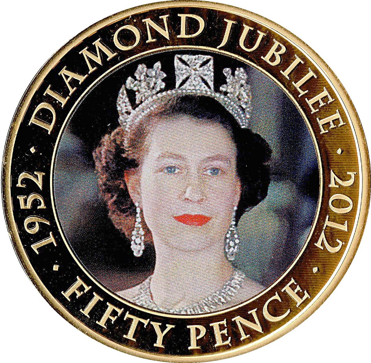 Guernsey 50 Pence - Elizabeth II Diamond Jubilee