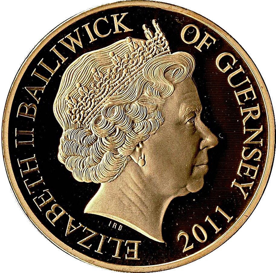 Guernsey 50 Pence - Elizabeth II Diamond Jubilee obverse