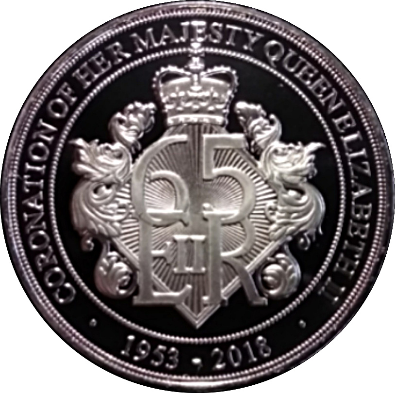 Isle of Man 1 Crown - Elizabeth II 65th anniversary of coronation