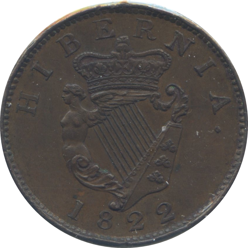 Ireland ½ Penny - George IV
