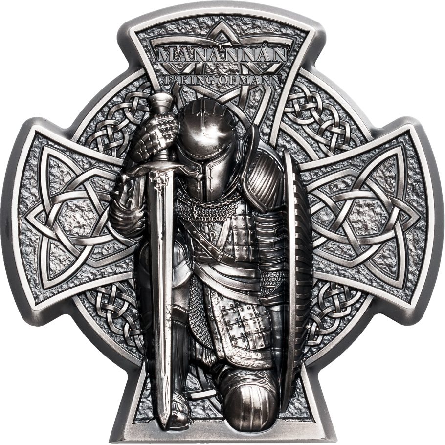 Isle of Man 5 Pounds - Elizabeth II Manannán – 1st King of Mann