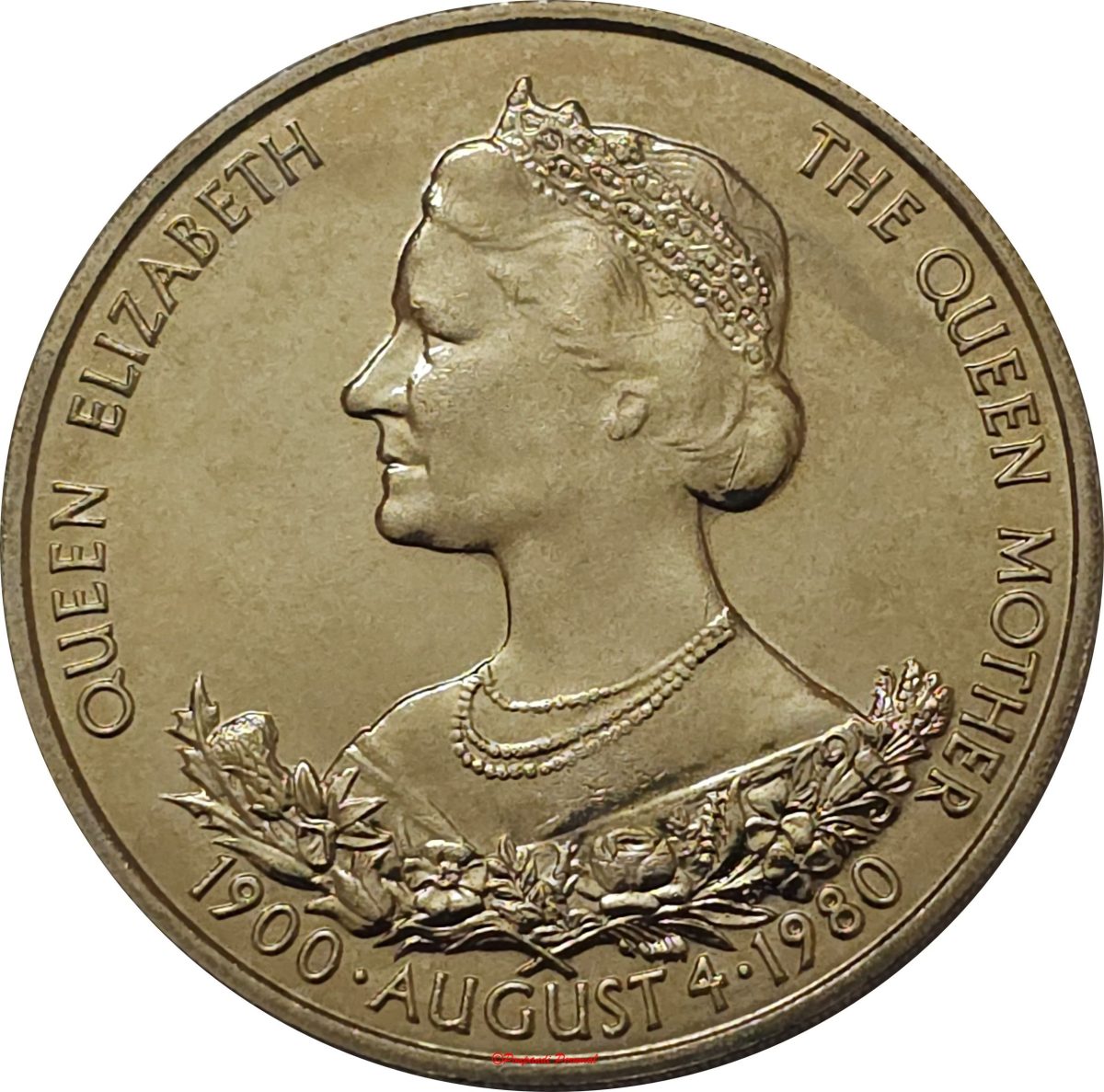Guernsey 25 Pence - Elizabeth II Queen Mother
