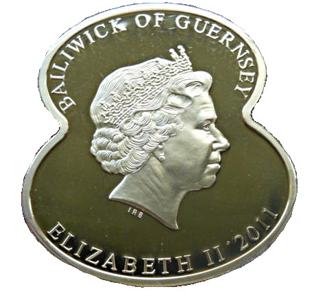 Guernsey 5 Pounds - Elizabeth II 90 Years of The Royal British Legion - Festival of Remembrance obverse