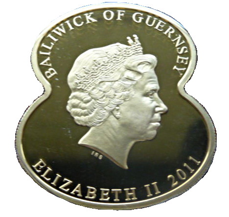 Guernsey 5 Pounds - Elizabeth II 90 Years of The Royal British Legion - Earl Douglas Haig obverse