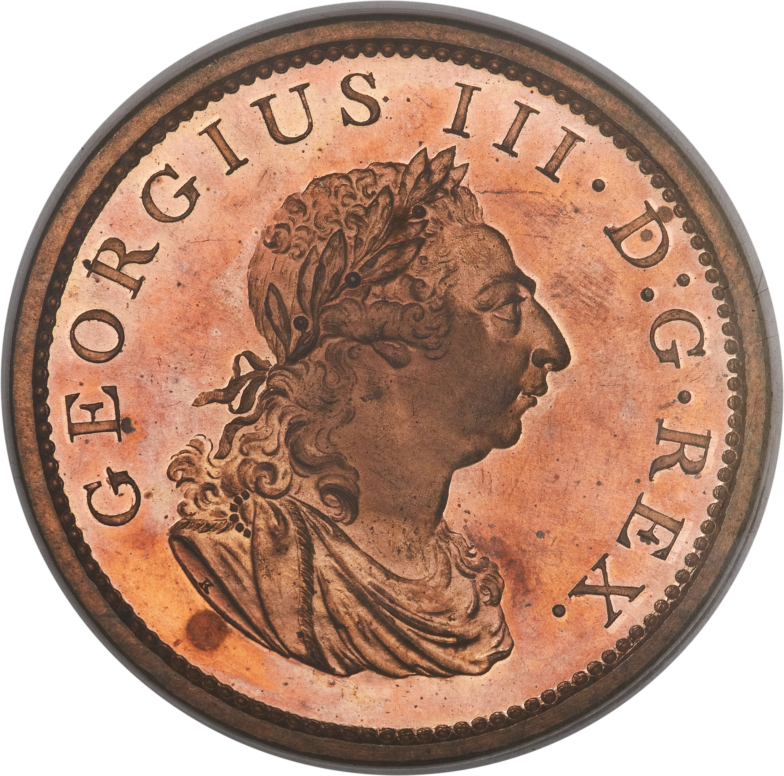 Ireland 1 Penny - George III obverse