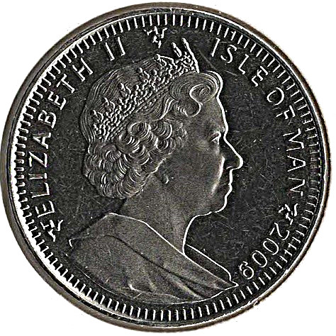 Isle of Man 1 Crown - Elizabeth II London Olympics 2012 - Boxing obverse